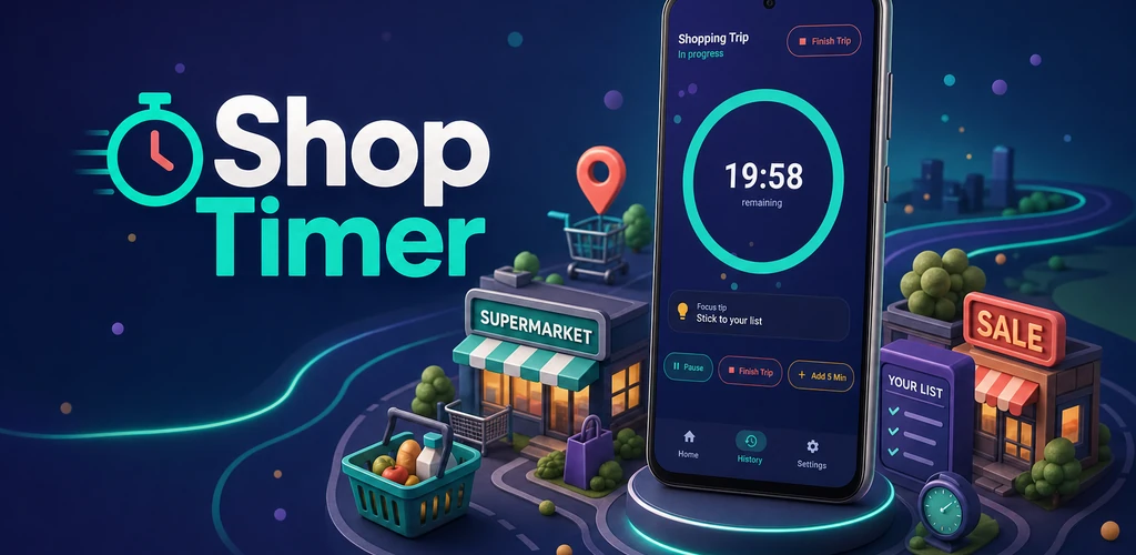 Shop Timer promotional banner